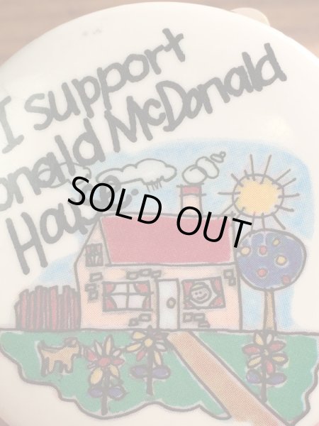 カナダのマクドナルドの80年代〜ビンテージ缶バッジ