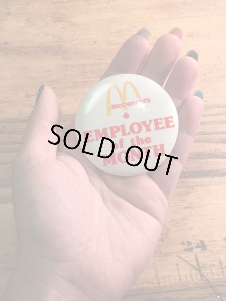 カナダのマクドナルドの80年代〜ビンテージ缶バッジ