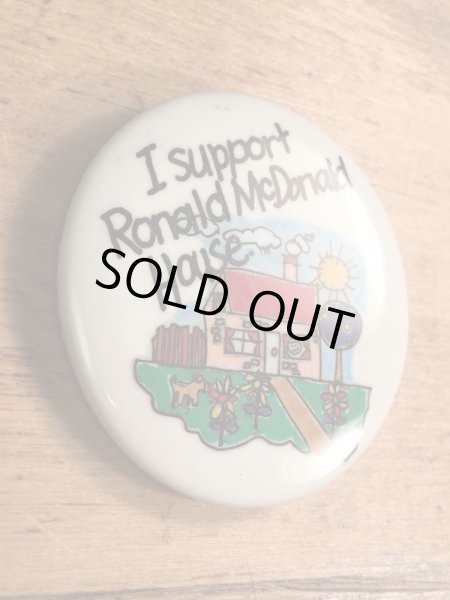 カナダのマクドナルドの80年代〜ビンテージ缶バッジ