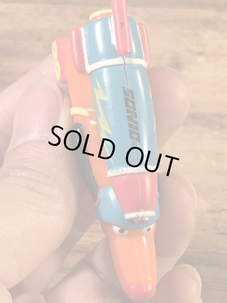 ソニックドライブインのホットロッドホットドッグスの90年代ビンテージミールトイ