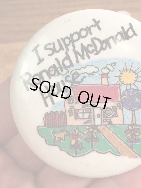 カナダのマクドナルドの80年代〜ビンテージ缶バッジ