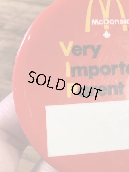 カナダのマクドナルドの80’s〜ヴィンテージ缶バッチ