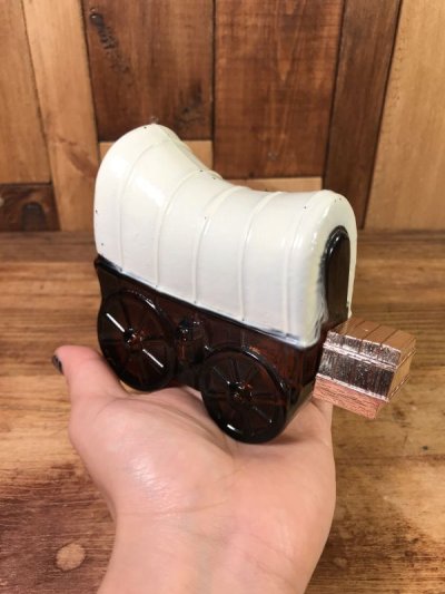 画像3: Avon After Shave Covered Wagon Glass Bottle　エイボン　ビンテージ　香水瓶　ほろ馬車　60〜70年代