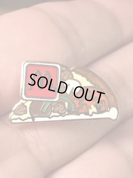 マクドナルドのピザの80’sヴィンテージピンズ