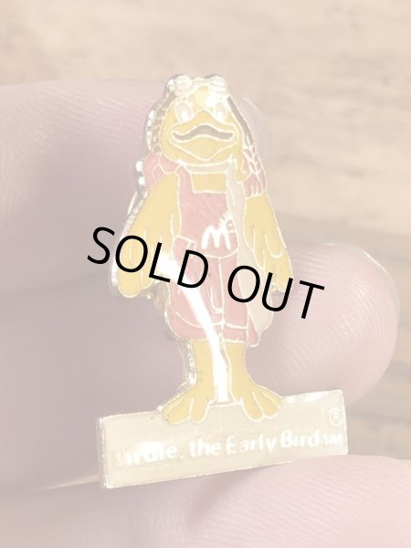 マクドナルドのバーディーの80年代ビンテージピンバッジ