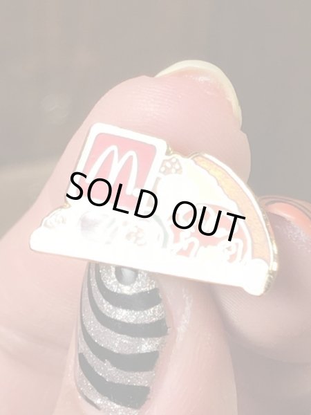 マクドナルドのピザの80’sヴィンテージピンズ