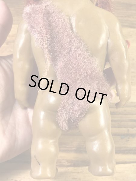 原始人のケイブマンの60’sヴィンテージプラスチックドール