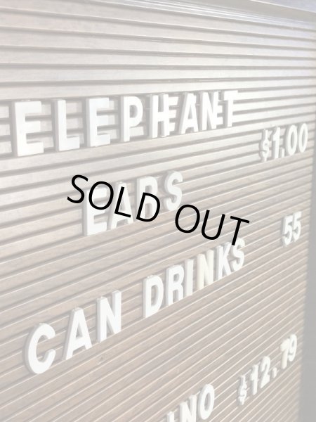 ドクターペッパーのプラスチック製の70年代ビンテージサインボード