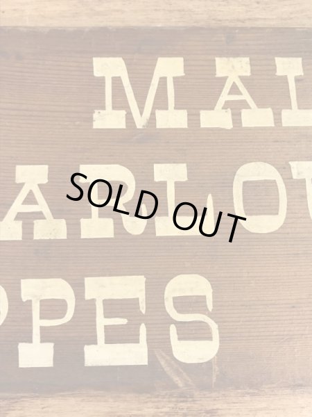 アイスクリーム屋のアンティークの木製看板