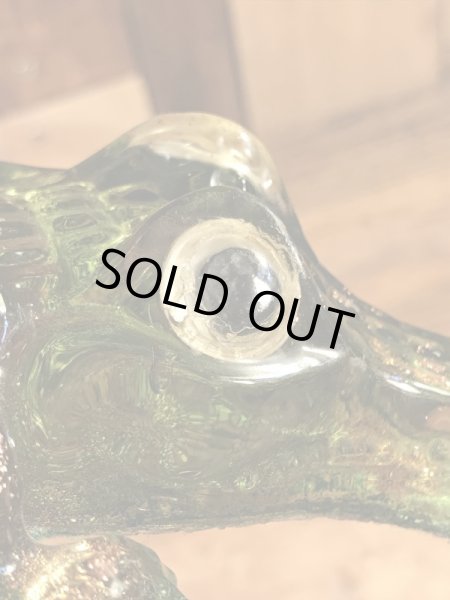 ルーサイトのワニの60〜70年代ビンテージ置物