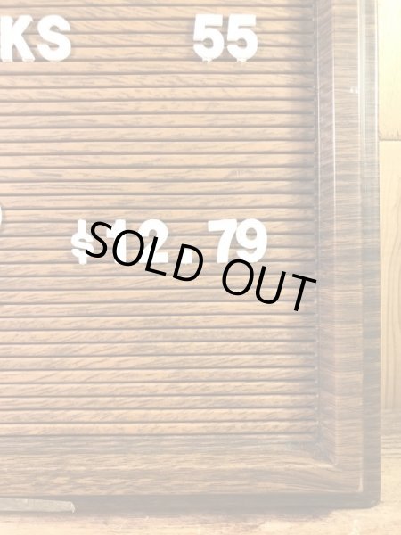 ドクターペッパーのプラスチック製の70年代ビンテージサインボード