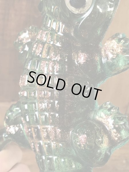 ルーサイトのワニの60〜70年代ビンテージ置物