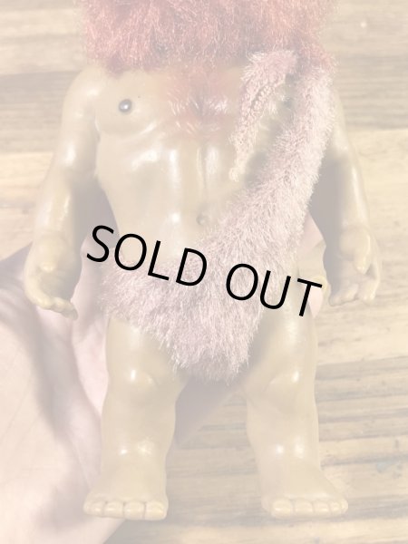 原始人のケイブマンの60’sヴィンテージプラスチックドール