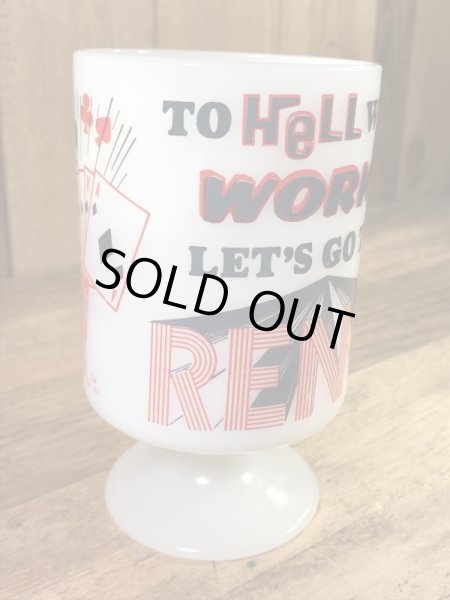 ネバダ州Renoのスーベニア物の70年代ビンテージマグカップ