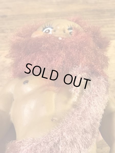 原始人のケイブマンの60’sヴィンテージプラスチックドール