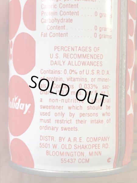 アメリカのホリデイダイエットコーラの60〜70年代ビンテージソーダ缶