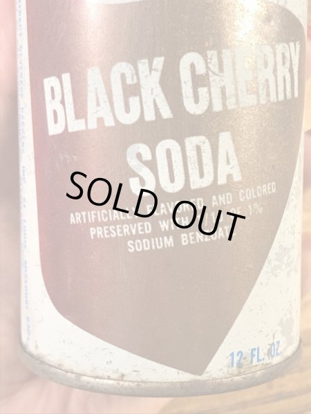 アメリカのブラックチェリーソーダの70’sヴィンテージドリンク缶