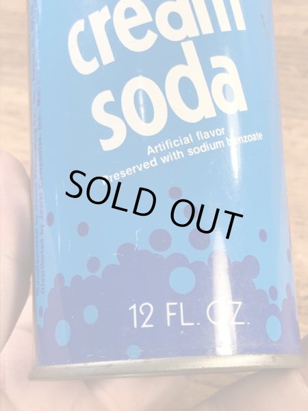 アメリカのクリームソーダの60〜70年代ビンテージスチール缶