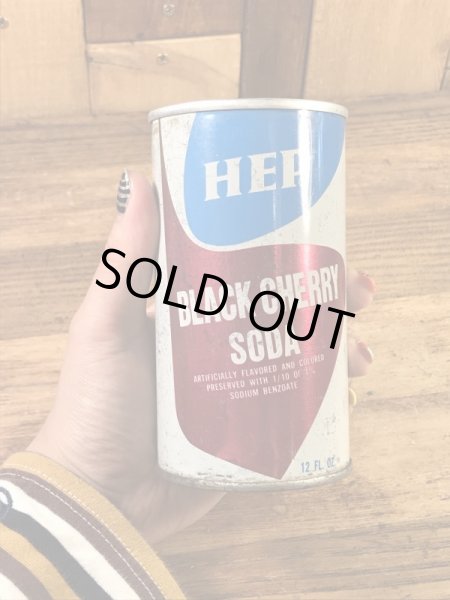 アメリカのブラックチェリーソーダの70’sヴィンテージドリンク缶