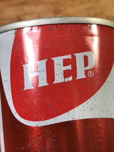 画像1: Hep Cola Drink Can　ヘップコーラ　ビンテージ　スチール缶　ソーダ缶　70年代