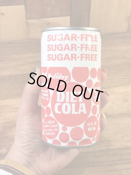 アメリカのホリデイダイエットコーラの60〜70年代ビンテージソーダ缶