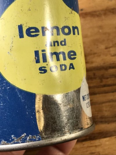 画像2: Orchard Park Lemon and Lime Soda Drink Can　レモン&ライムソーダ　ビンテージ　スチール缶　60〜70年代