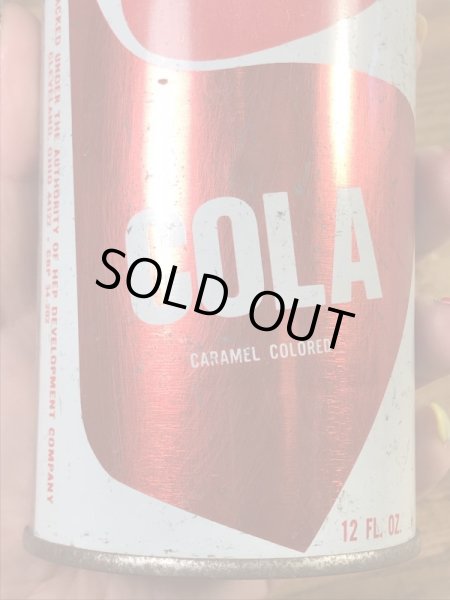 アメリカのヘップコーラの70’sヴィンテージソーダ缶