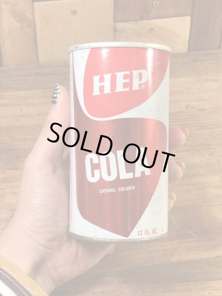 アメリカのヘップコーラの70’sヴィンテージソーダ缶