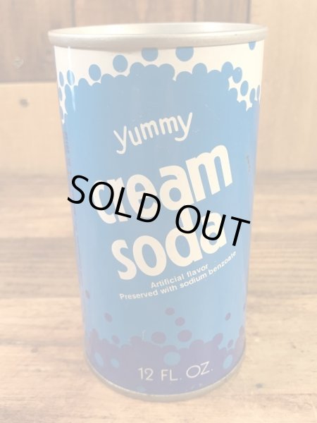 アメリカのクリームソーダの60〜70年代ビンテージスチール缶