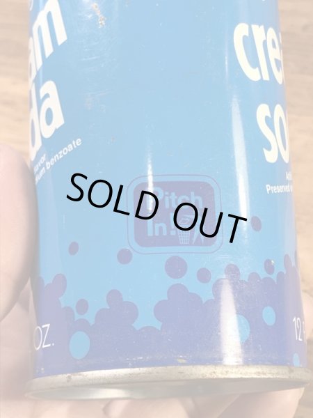 アメリカのクリームソーダの60〜70年代ビンテージスチール缶