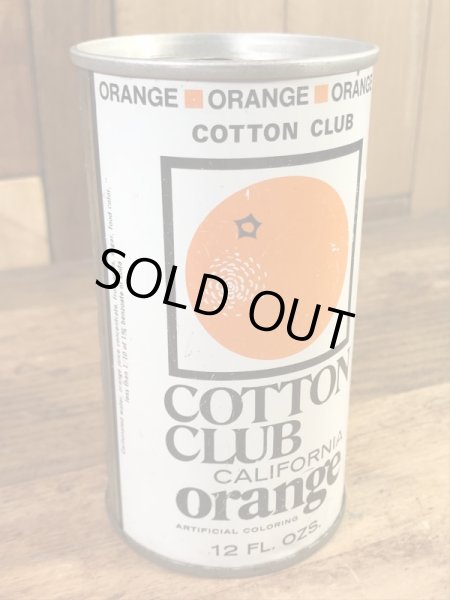 アメリカのオレンジジュース(清涼飲料)の70〜80年代ビンテージスチール缶