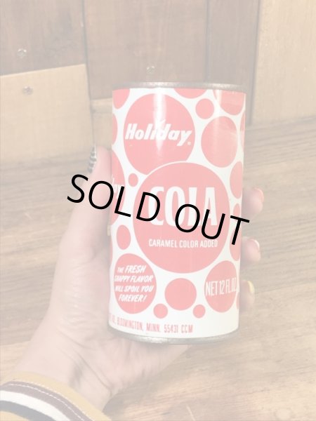 アメリカのホリデイコーラの60〜70’sヴィンテージソーダ缶