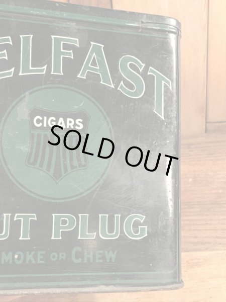 Belfastのタバコが入っていた20年代〜ビンテージブリキ缶