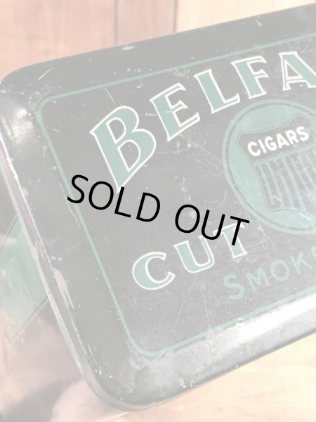 Belfastのタバコが入っていた20年代〜ビンテージブリキ缶