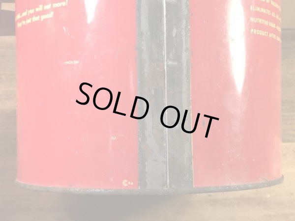 バスターブランドのピーナッツが入っていた50年代〜ビンテージブリキ缶