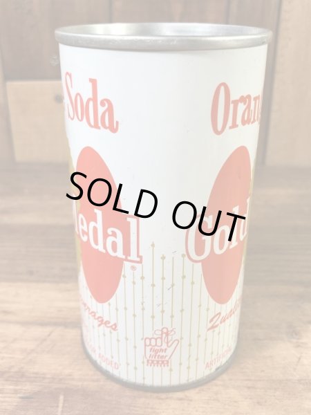 ゴールドメダルのオレンジソーダの60〜70’sヴィンテージ空き缶