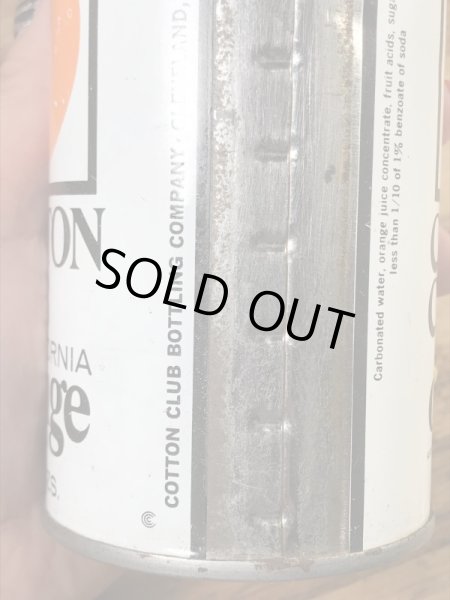 アメリカのコットンハウスオレンジジュース(清涼飲料)の70〜80’sヴィンテージ空き缶