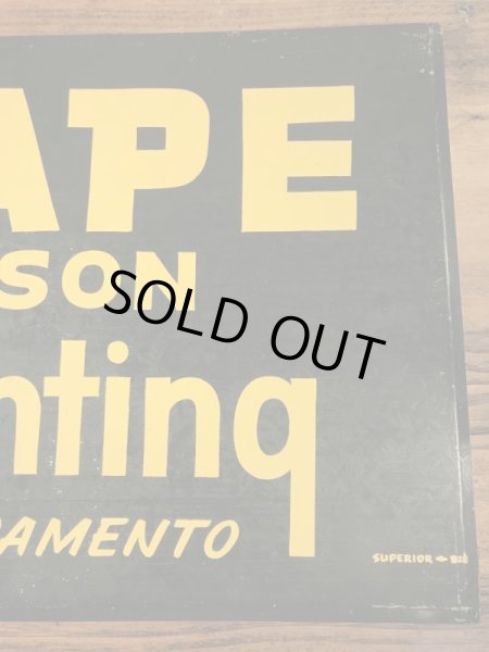 ペインティングのストアディスプレイの50年代〜ビンテージ看板