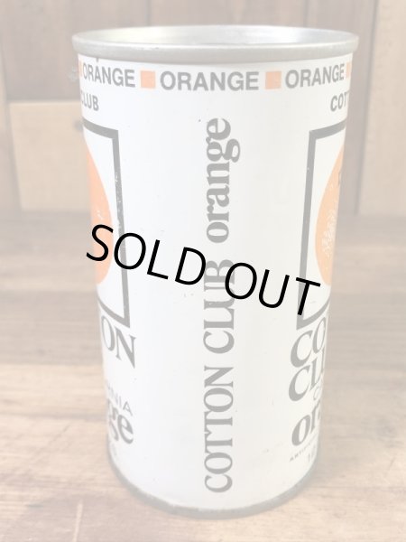 アメリカのコットンハウスオレンジジュース(清涼飲料)の70〜80’sヴィンテージ空き缶