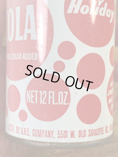 アメリカのホリデイコーラの60〜70’sヴィンテージソーダ缶