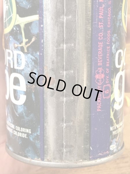 カナダドライのコンコードグレープソーダの60〜70’sヴィンテージ空き缶