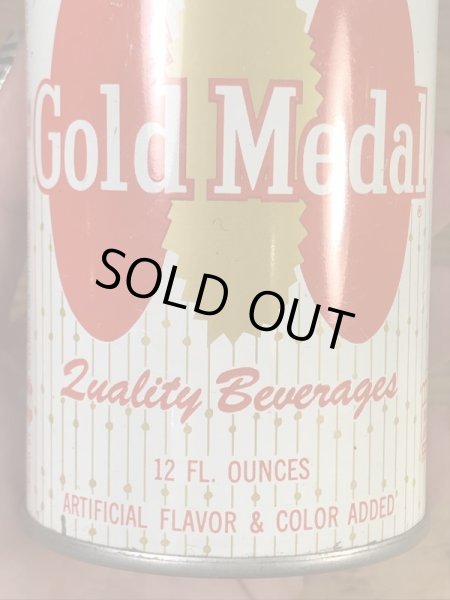 ゴールドメダルのオレンジソーダの60〜70’sヴィンテージ空き缶