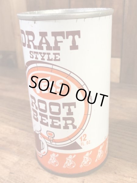 Draft Style Vessのルートビアの60〜70’sヴィンテージ空き缶