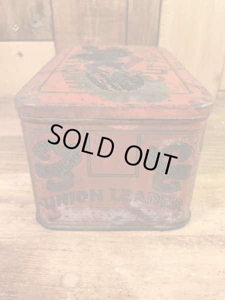 Union Leaderのタバコの20〜30’sヴィンテージTin缶