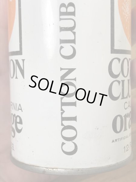 アメリカのコットンハウスオレンジジュース(清涼飲料)の70〜80’sヴィンテージ空き缶