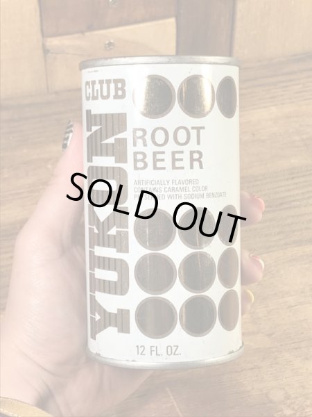 Yukon Clubのルートビアの60〜70’sヴィンテージ空き缶