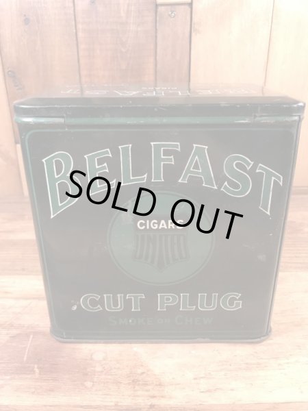 Belfastのタバコが入っていた20年代〜ビンテージブリキ缶