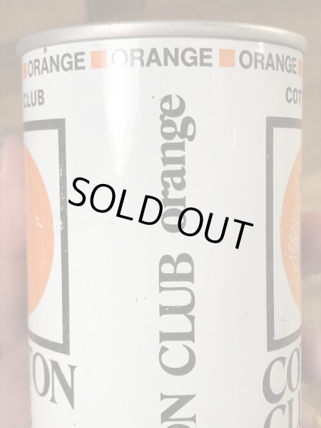 アメリカのオレンジジュース(清涼飲料)の70〜80年代ビンテージスチール缶