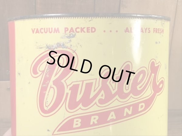 バスターブランドのピーナッツが入っていた50年代〜ビンテージブリキ缶