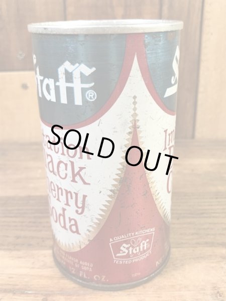 Staffのブラックチェリーソーダの60〜70’sヴィンテージ空き缶